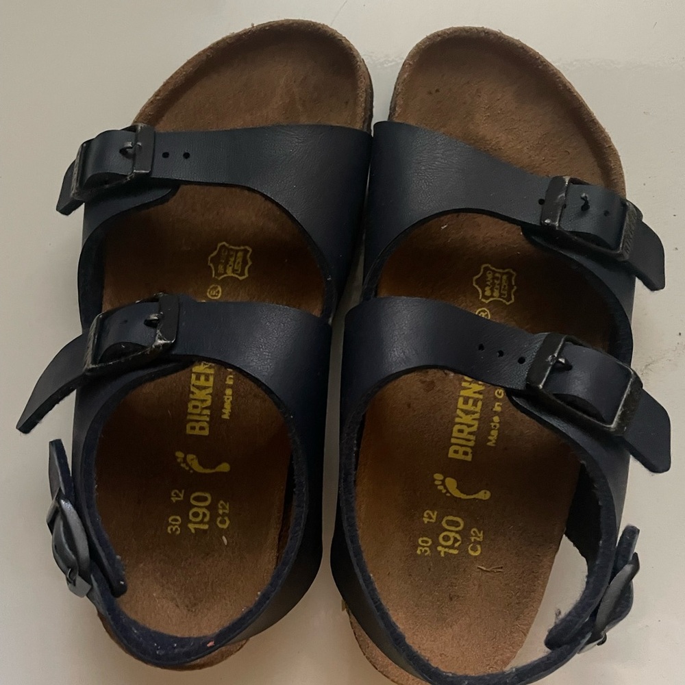 Kids Birkenstocks worn once near perfect condition